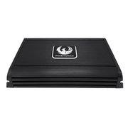Black amplifier with Phoenix Gold logo on a white background
