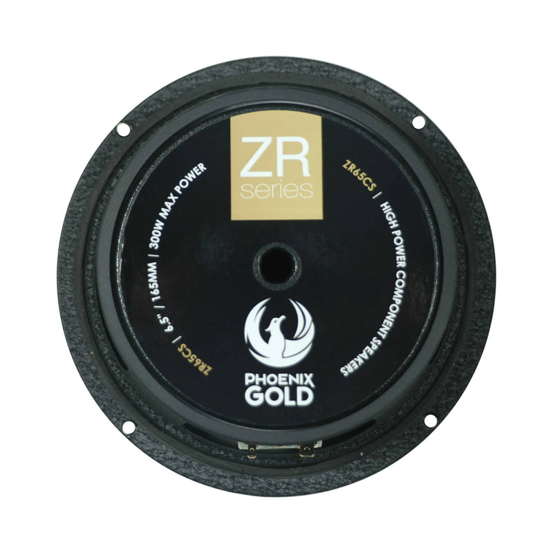 Speaker with 'ZR series' and 'Phoenix Gold' branding on a white background