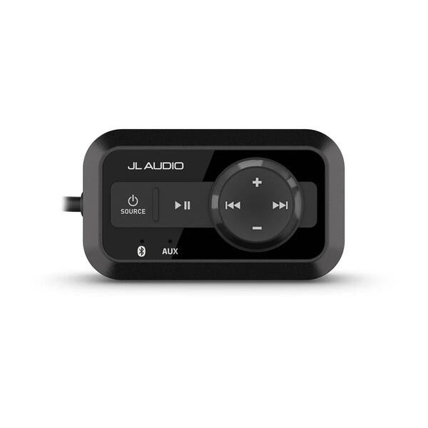 JL Audio AP200/4BT ultracompact 4-channel marine Bluetooth amplifier with wired audio controller