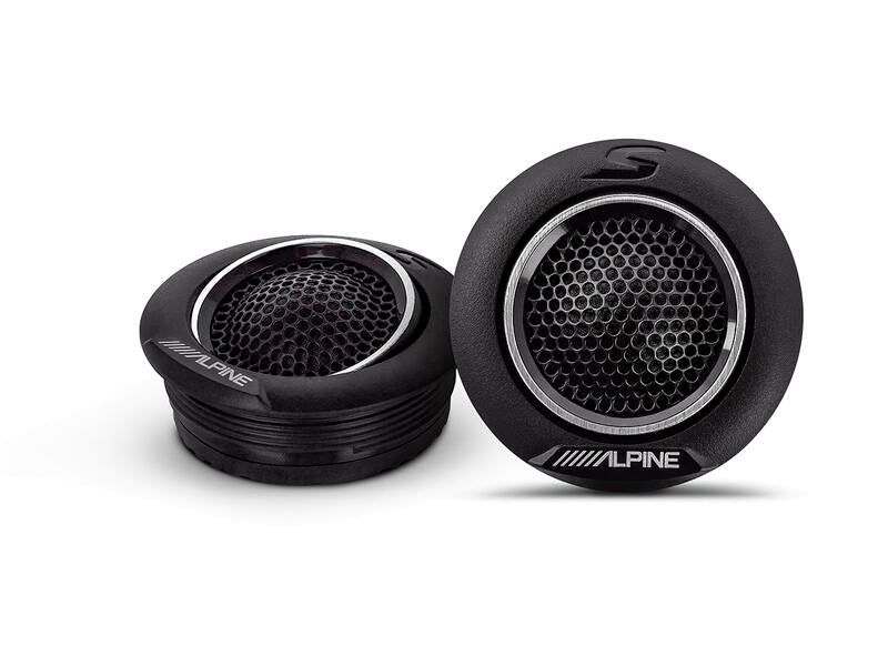Alpine S2-S40C S-Series 4” 2-Way Car Door Component Speakers 140W for clear high-quality audio