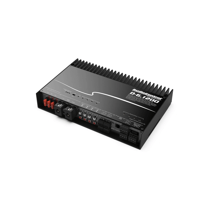 AudioControl D-6.1200 high-power 6 channel dsp matrix amplifier with accubass®