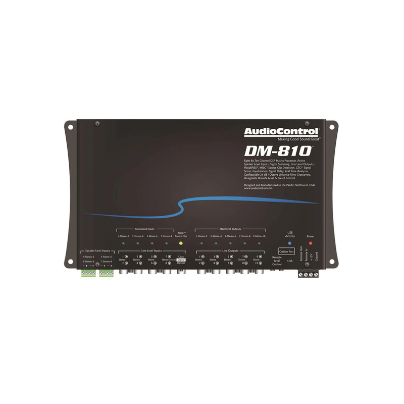 AudioControl DM-810 Premium 8 Input 10 Output DSP Matrix Processor