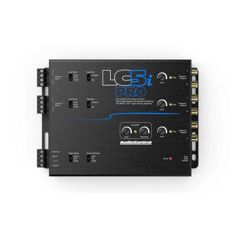 AudioControl LC5IPRO 5-Channel Line Out Converter with AccuBASS®