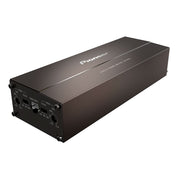 Pioneer GM-DX104 compact 4-channel Class D car audio amplifier with 400W maximum power and 45W RMS per channel.