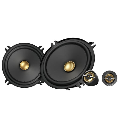 Pioneer TS-A1371F 13cm 3-way coaxial car speakers with grills