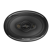 Pioneer car speaker on a white background