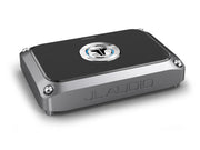 JL Audio amplifier on a white background