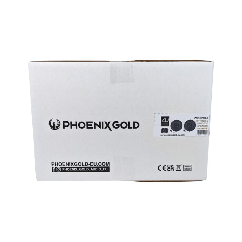 Phoenix Gold ZDSKPSA3 6.5" 2-Way Coaxial System 100W for Citroen Peugeot