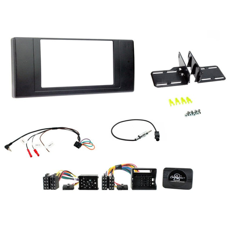 Connects2 CTKBM05 BMW X5 Complete Head Unit Installation Kit Matt Black
