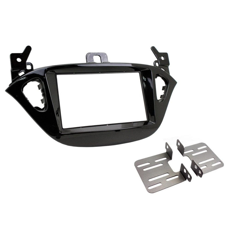 Connects2 CT23VX48 Double DIN Facia Kit for Vauxhall Corsa, Adam 2014> (Piano Black)