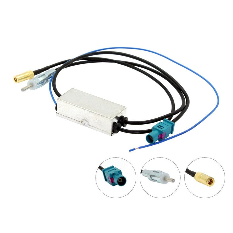 Connects2 CT27AA152 Amplified Fakra to DIN with SMB connector