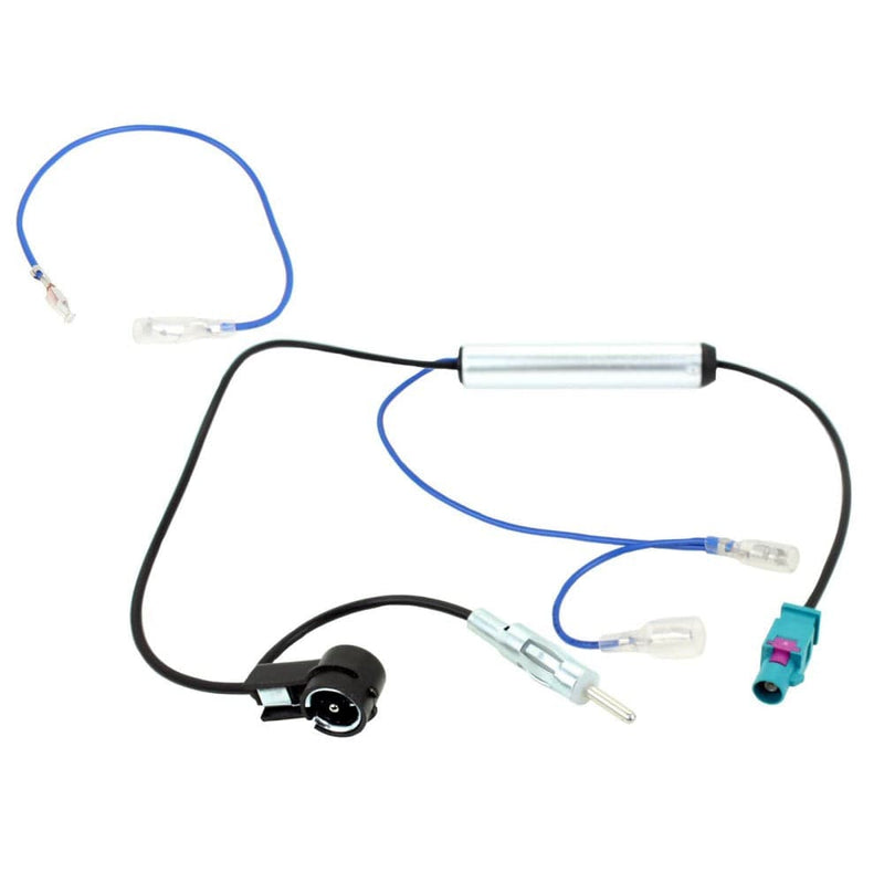 Connects2 CT27AA171 Fakra to DIN & ISO Antenna Adapter with Phantom Power Supply