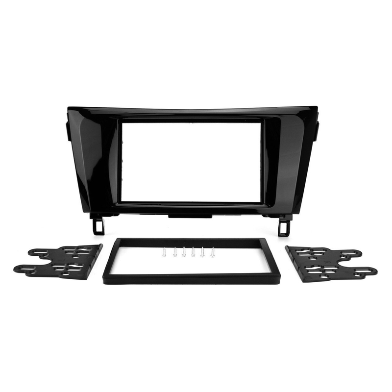 Connects2 CT23NS20.2 for Nissan Double Din Fascia Plate (Gloss Black)