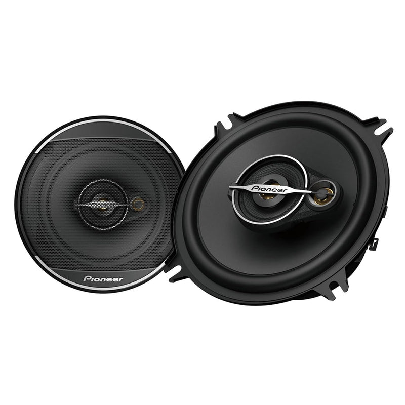 Pioneer TS-A1371F 13cm 3-way coaxial car speakers with grills