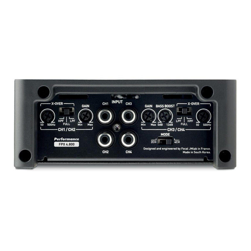 Focal FPX4.800 - Performance Series 4 x 120W 4 Channel Amplifier
