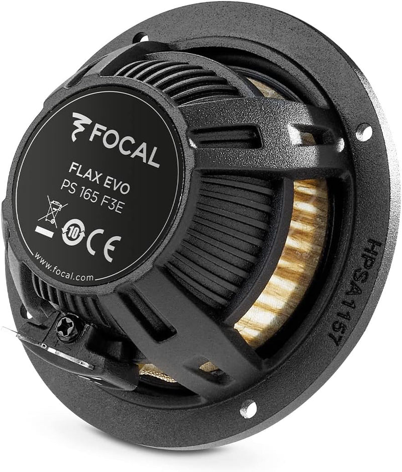 Focal PS165F3E 6.5" 3-way Component Speaker System with Flax cone Technology
