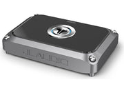 JL Audio amplifier on a white background
