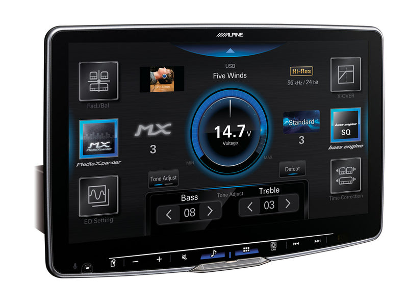 Alpine iLX-F115D Halo11 11-inch floating touchscreen media receiver