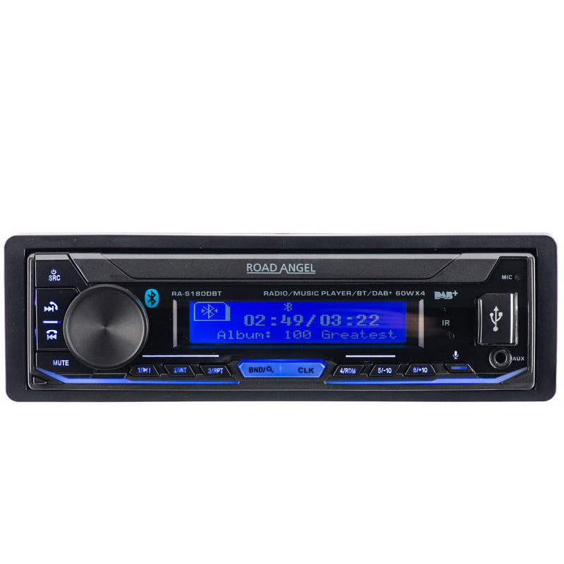 Road Angel RA-S180DBT – Mechless Digital Media Player with Bluetooth and DAB