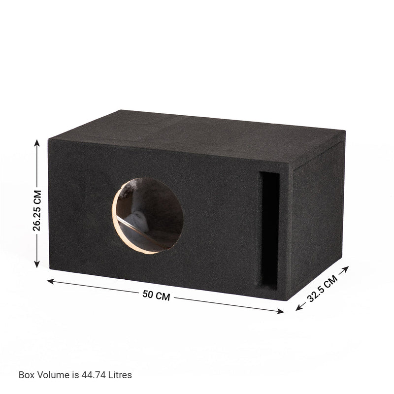 In Phase BX-6XT 6" Slot Ported High Quality Subwoofer Enclosure For In Phase XT-6 (Box Only)