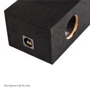 In Phase Slot Ported Subwoofer Enclosure
