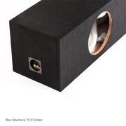 In Phase BX10TREX 10" Slot Ported Subwoofer Enclosure for DB Audio TREX10 (Box only)
