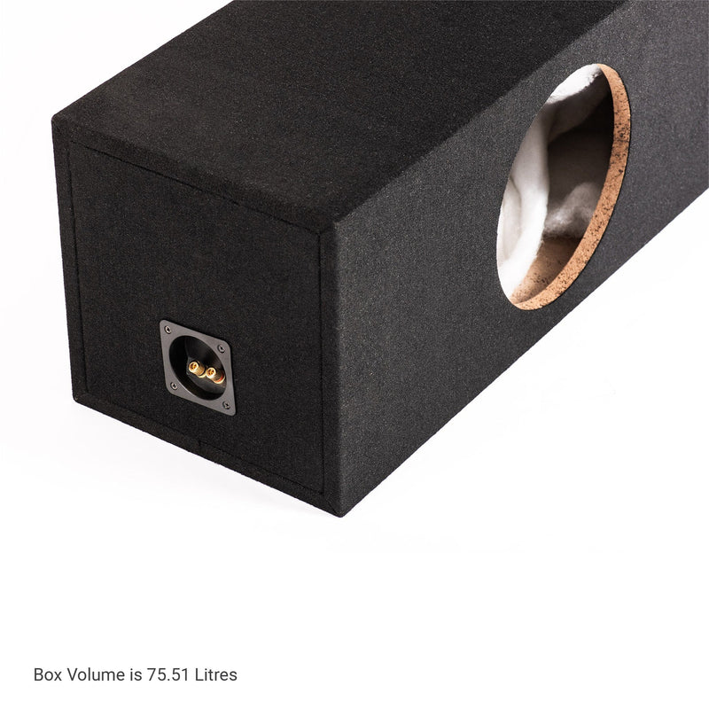 In Phase BX10TREX 10" Slot Ported Subwoofer Enclosure for DB Audio TREX10 (Box only)
