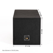 In Phase Slot Ported Subwoofer Enclosure
