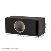 In Phase Slot Ported Subwoofer Enclosure
