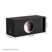 In Phase Slot Ported Subwoofer Enclosure
