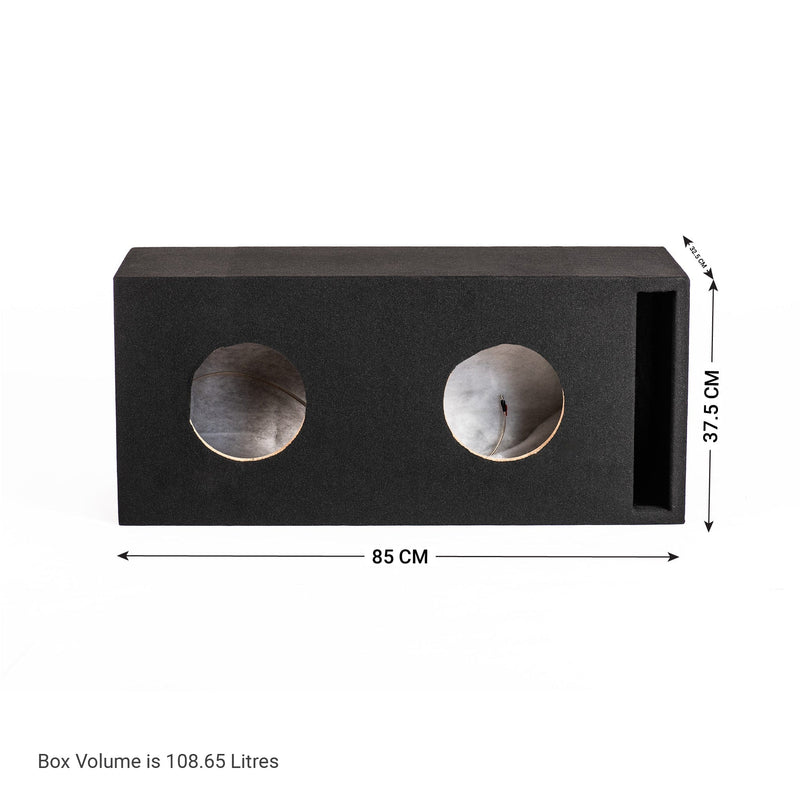 BX28XT Double 8" Ported Subwoofer Enclosure for TWO In Phase XT-8 Subwoofers
