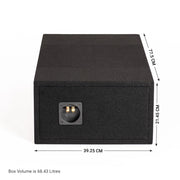 In Phase Slot Ported Subwoofer Enclosure
