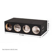 In Phase Slot Ported Subwoofer Enclosure
