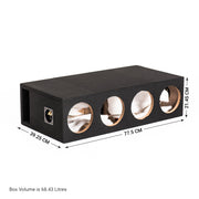 In Phase Slot Ported Subwoofer Enclosure
