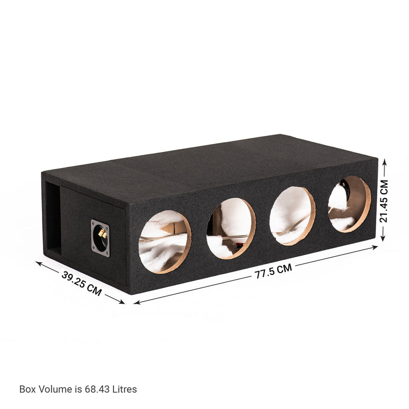 In Phase Slot Ported Subwoofer Enclosure
