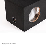 In Phase BX210XT Double 10" Ported Subwoofer Enclosure for TWO In Phase XT-10
