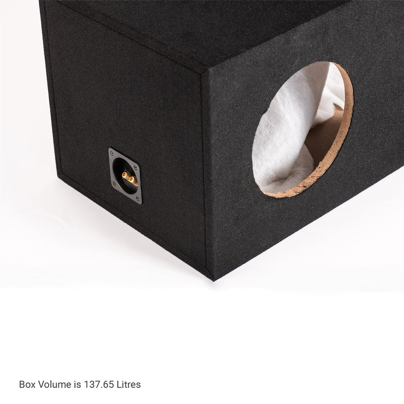 In Phase BX210XT Double 10" Ported Subwoofer Enclosure for TWO In Phase XT-10
