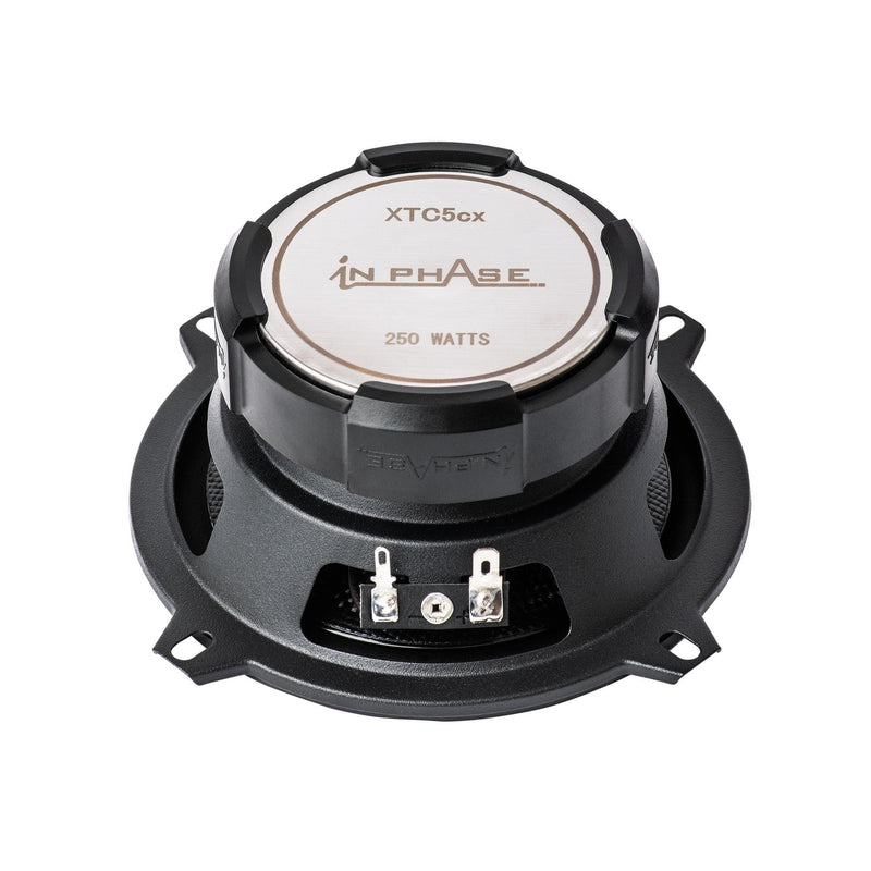 In Phase XTC5CX 5.25 inch 250W 2-way component car door speakers with tweeters and grills