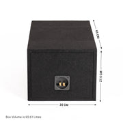 In Phase Slot Ported Subwoofer Enclosure
