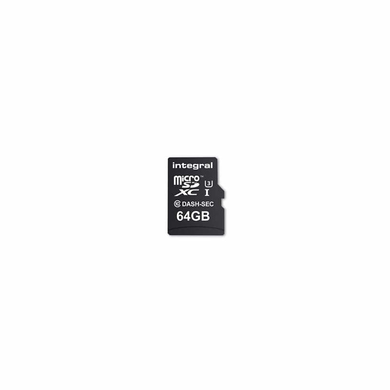 Integral Verbatim Pro 128 GB microSDHC Class 10 Memory Card for Road Angel Dashcams