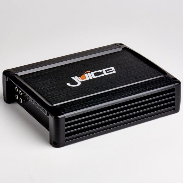 Juice JA1201D 1200W 1-Channel Mono Peak Power Car Amplifier, Bass Remote, 1 Ohm Stable, RCA Output
