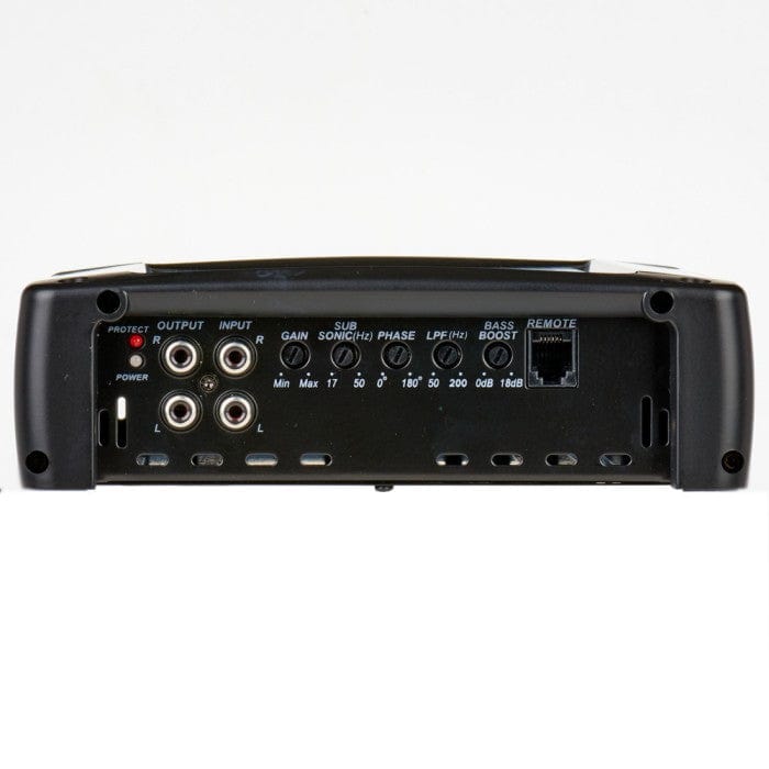 Juice JA1201D 1200W 1-Channel Mono Peak Power Car Amplifier, Bass Remote, 1 Ohm Stable, RCA Output