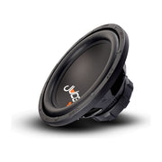 Car subwoofer with a brand logo on a white background