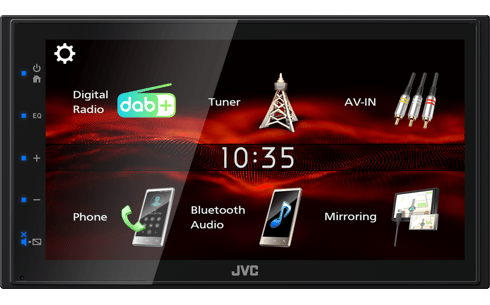 JVC KW-M180DBT – 6.8” Digital Media AV Receiver with DAB and Bluetooth