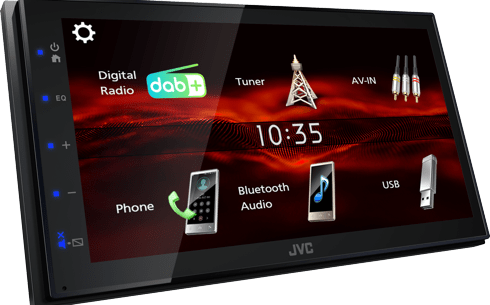 JVC KW-M180DBT – 6.8” Digital Media AV Receiver with DAB and Bluetooth