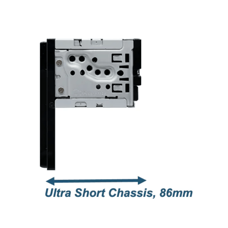 JVC KW-M595DBT – 6.8-Inch Capacitive Touchscreen Multimedia Receiver