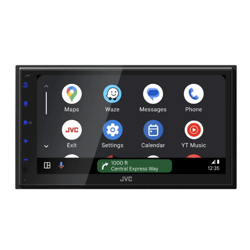 JVC KW-M593BT – 6.8" Digital Media Receiver with Apple CarPlay and Android Auto