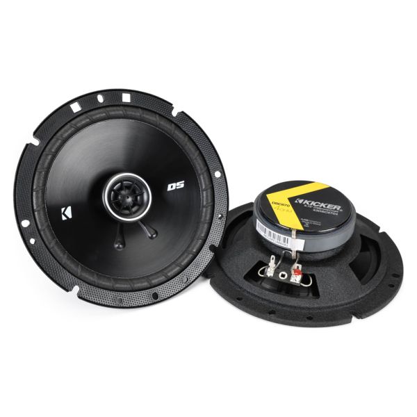 Kicker 43DSC6704 6.75 inch coaxial car speakers DS series black