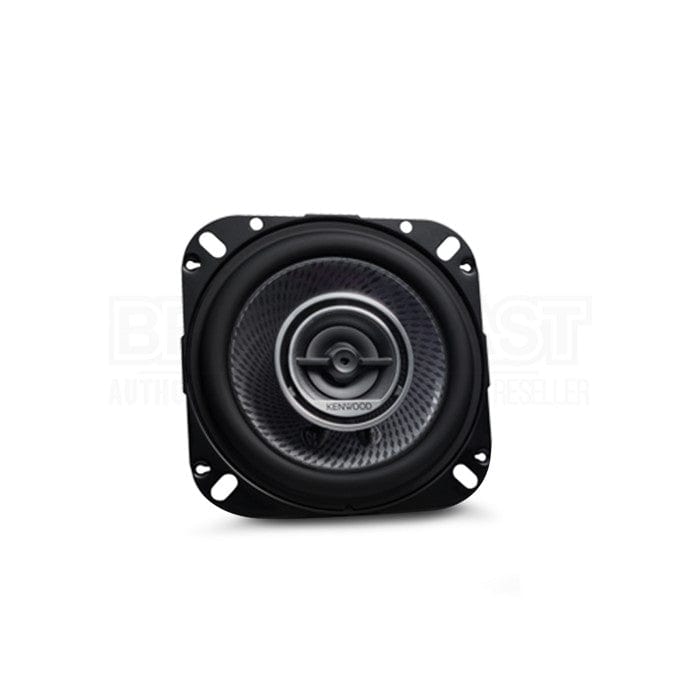 Car speaker with brand logo on a white background