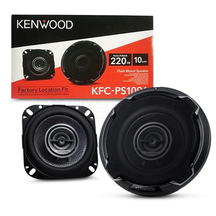Kenwood KFC-PS1096 10 cm 2-weg coaxiale luidsprekers | autoluidsprekers met surroundgeluid - woofer met polypropyleen membraan en tweeter met gebalanceerde koepel Kenwood KFC-PS1096 10 cm 2-weg coaxiale luidsprekers | autoluidsprekers met surroundgeluid - woofer met polypropyleen membraan en tweeter met gebalanceerde koepel